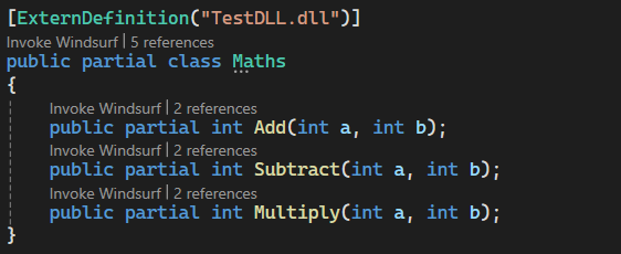 C# Class Declaration
